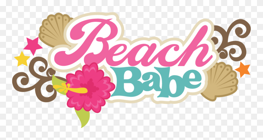 Beach Babe Clipart - Png Download