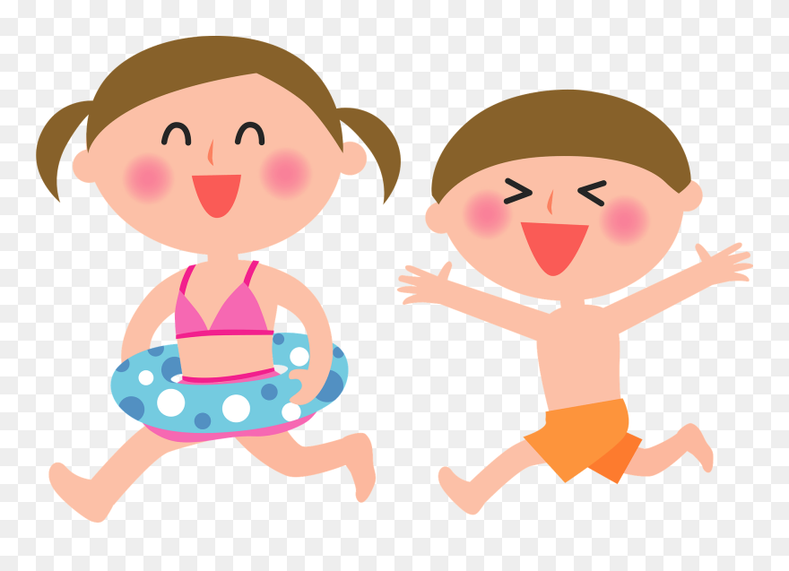 水着 子供 イラスト Clipart
