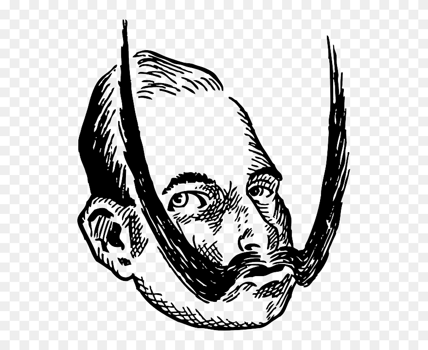 Head, Man, Portrait, Young, Face, Person, Cartoon, Clipart