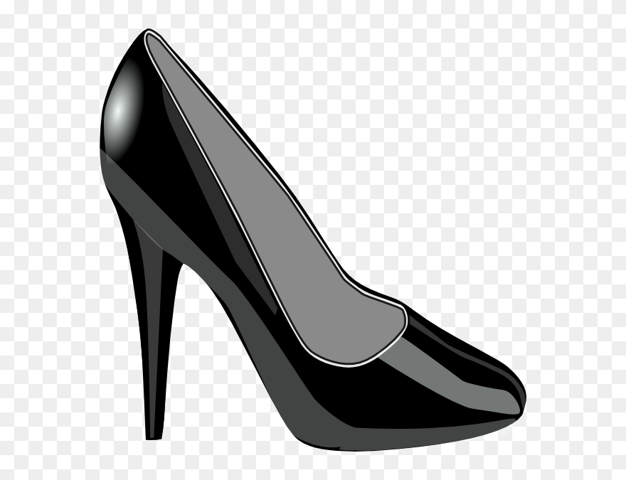 Black Heels Transparent Background Clipart