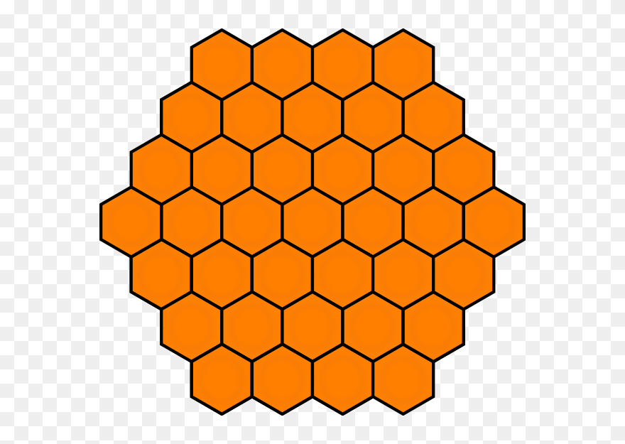 Clipart Honeycomb Outline - Png Download