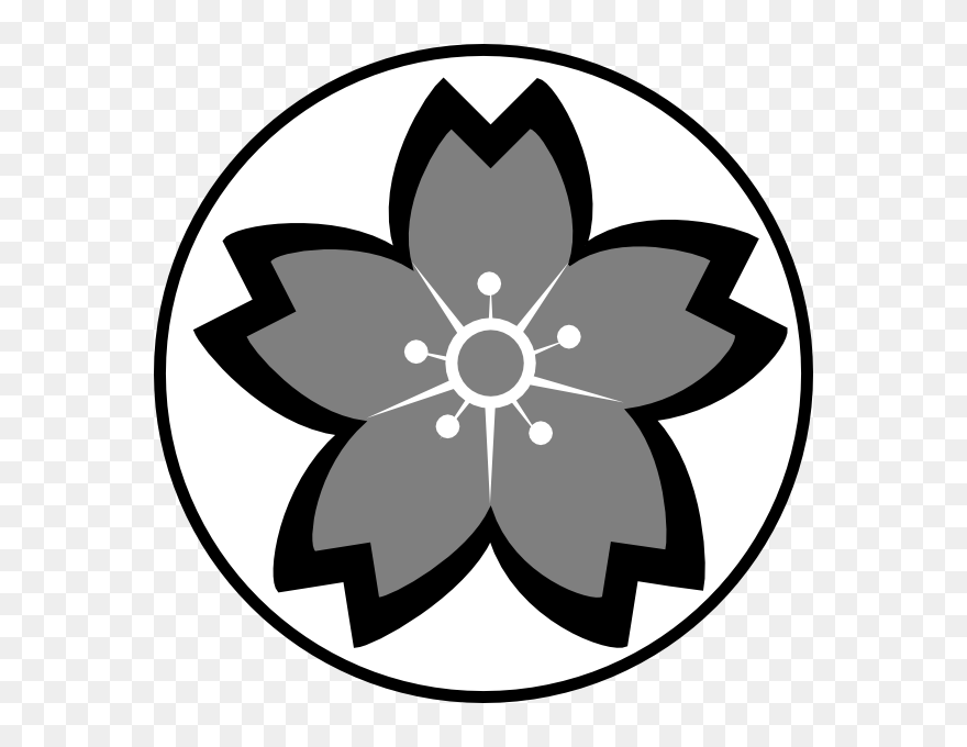 Cherry Blossom Japanese Drawing Clipart