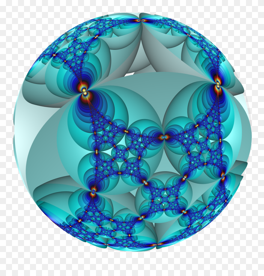 Hyperbolic Honeycomb 4 3 I Poincare - Fractal Art Clipart