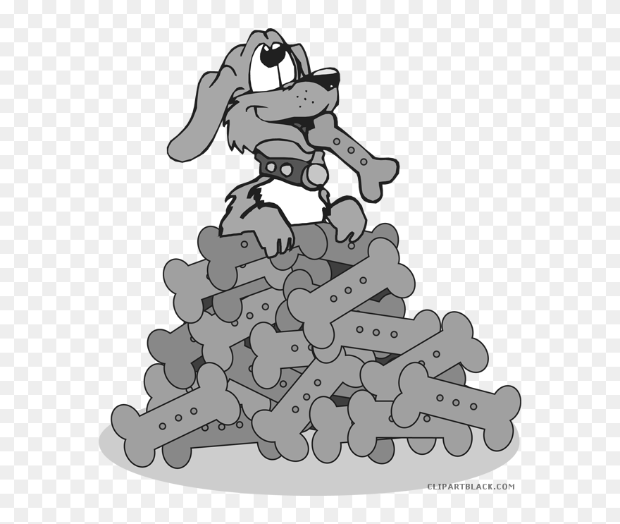 Mad Dog Clipart Graphic Freeuse Download Mad Dog Clipart - Cartoon Dog Eating Treat - Png Download