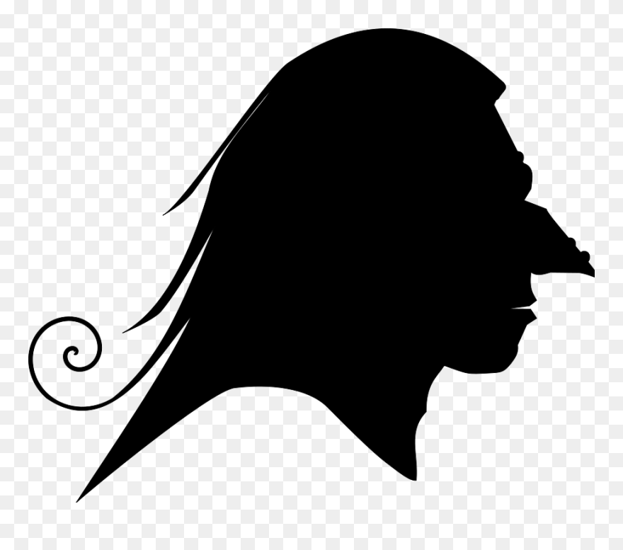 Wicked Behavior Clipart Picture Royalty Free Library - Female Side Profile Silhouette - Png Download