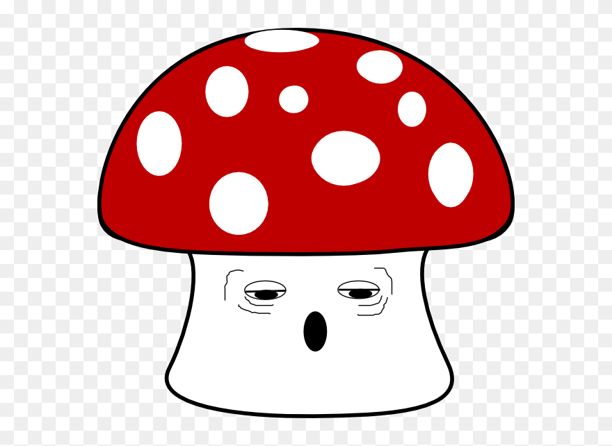 Surprised Mushroom Clipart