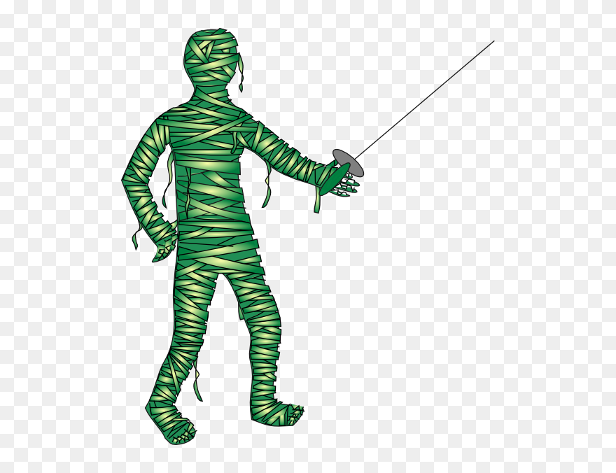 Mummy Transparent Tombstone - Green Mummy Clipart