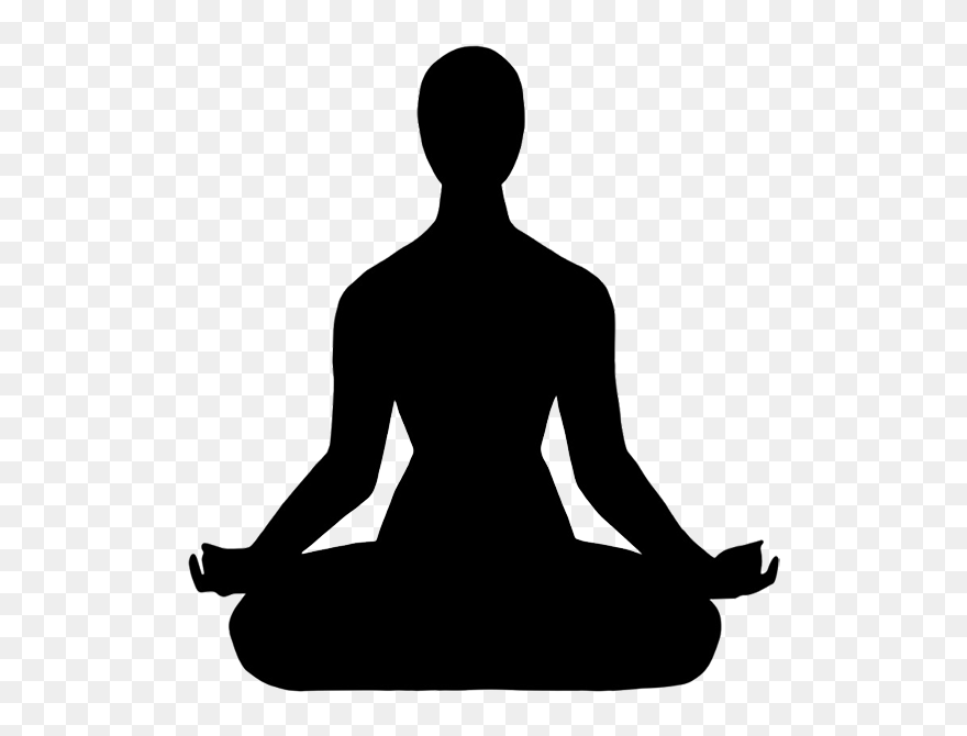 Buddhist Meditation Buddhism Silhouette Clip Art - Meditation Clipart - Png Download