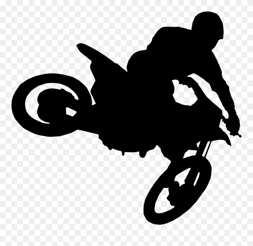 Work With Me Months - Motocross Images Black And White Clipart