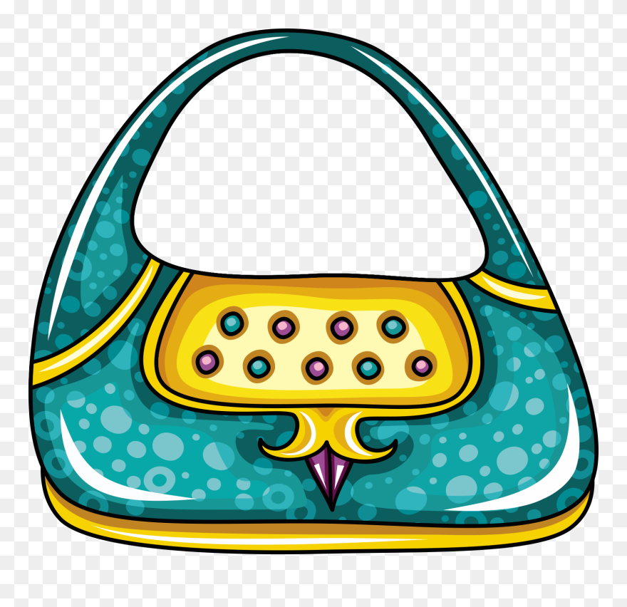 Handbag Bag Cartoon Download Hq Png Clipart - Cartoon Bolsas Desenho Transparent Png