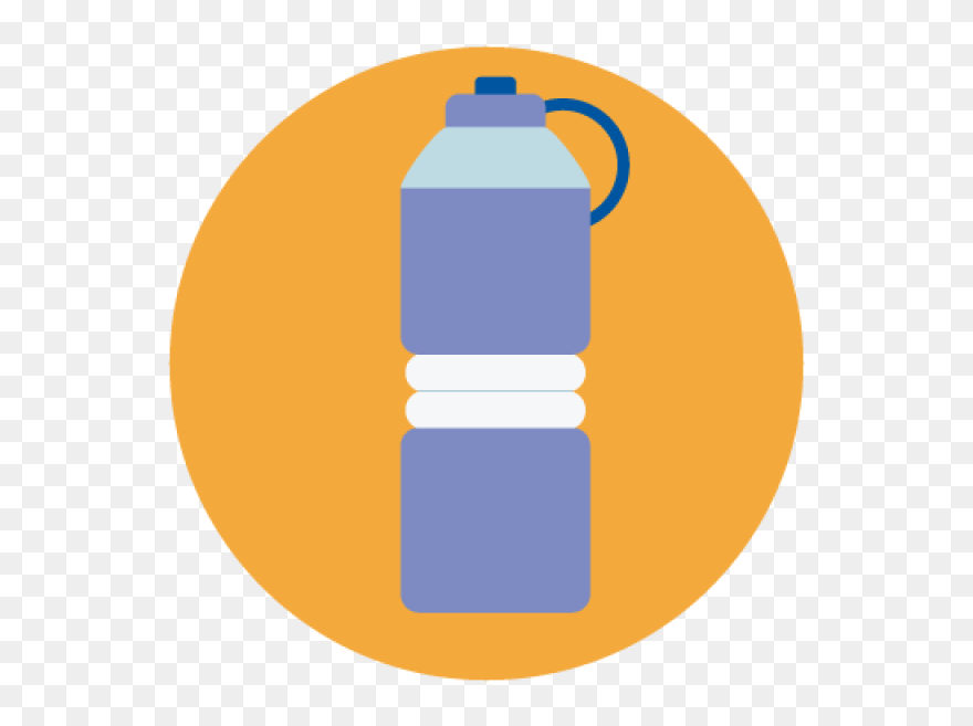 Reusable Water Bottle Clipart , Png Download - Water Reusable Bottle Cartoon Transparent Png