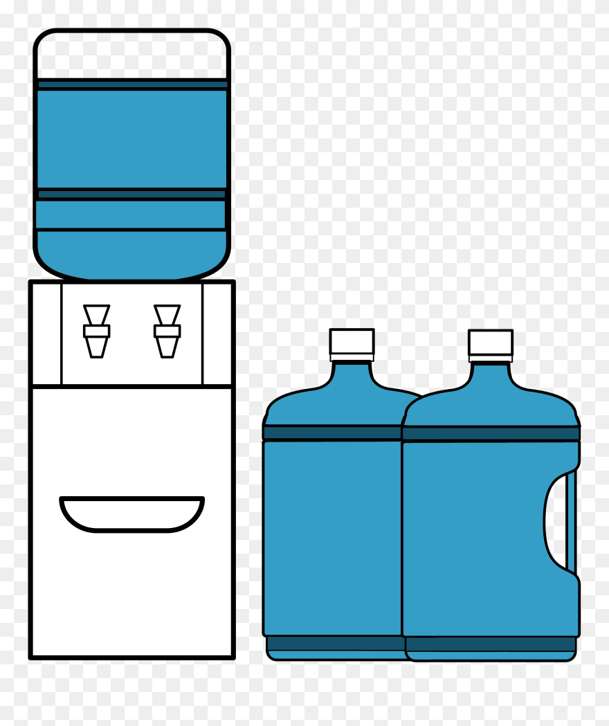 Heavy Water Jug Cooler Rental - Jug Clipart