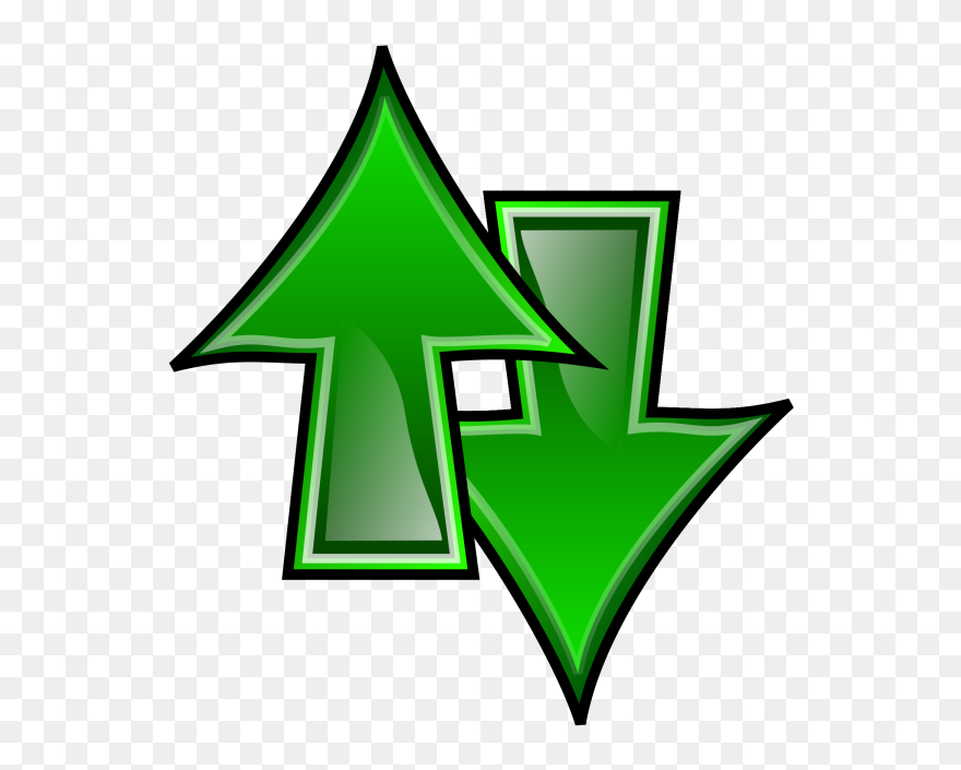 Up Down Indicators Png Icons - Flecha Clipart Transparent Png