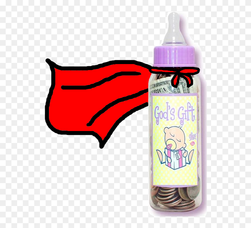 Baby Bottle Boomerang Clipart Jpg Library Library Baby - Baby Bottle Drive For Pro Life - Png Download