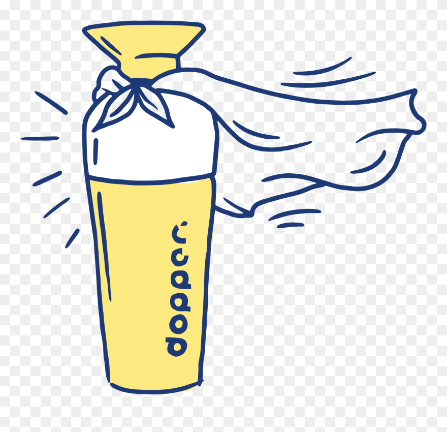Een Boodschap Met Een Fles Tekenen Clipart