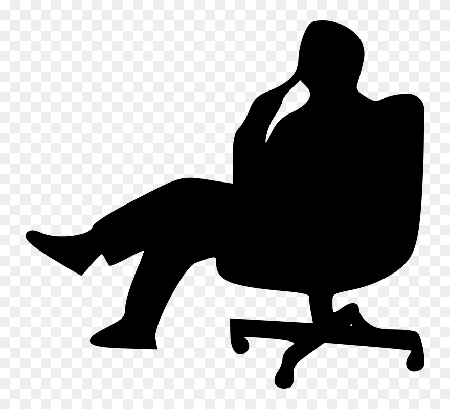 Black Man2 Clip Art At Clker - Thinking Clip Art - Png Download