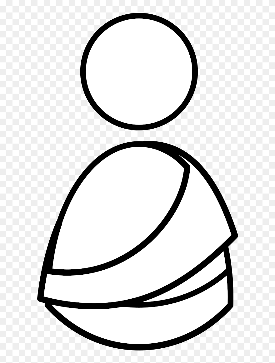 Muslim Pilgrim Clip Arts - Line Art - Png Download