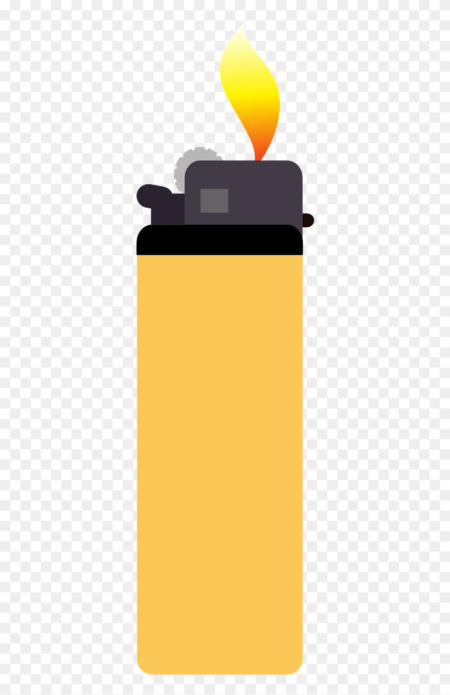 Lighter Flame Yellow Free Photo - Korek Png Clipart