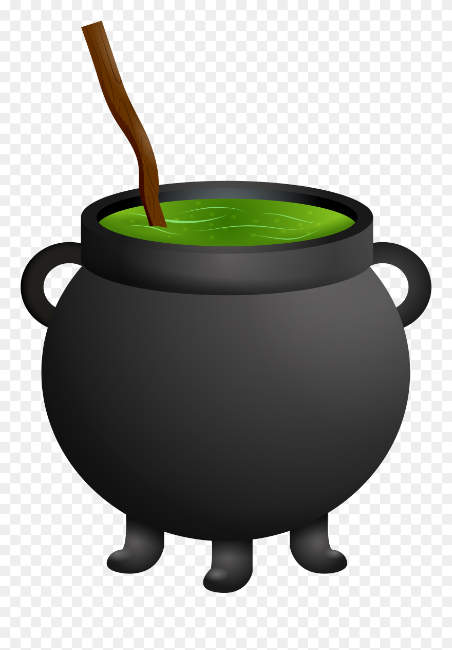Halloween Witch Cauldron Png Clip Art - Cauldron Png Transparent Png
