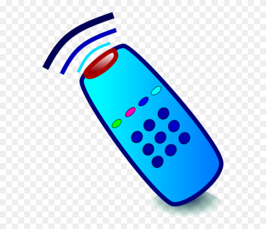 Transparent Tv Remote Png - Remote Control Clipart