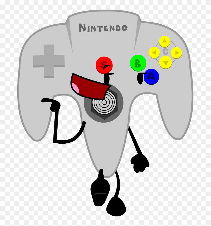 Transparent Nintendo 64 Controller Png - Entity Warfield Clipart