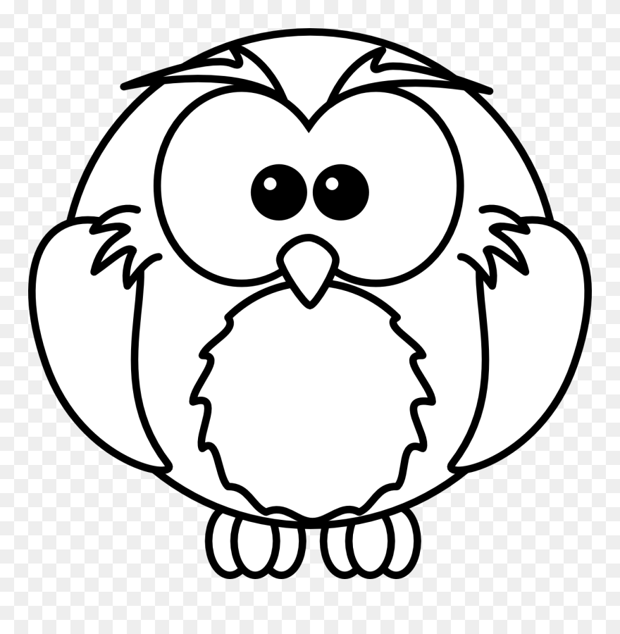 Snake Clipart Black And White - Owl Clipart Black And White Png Transparent Png