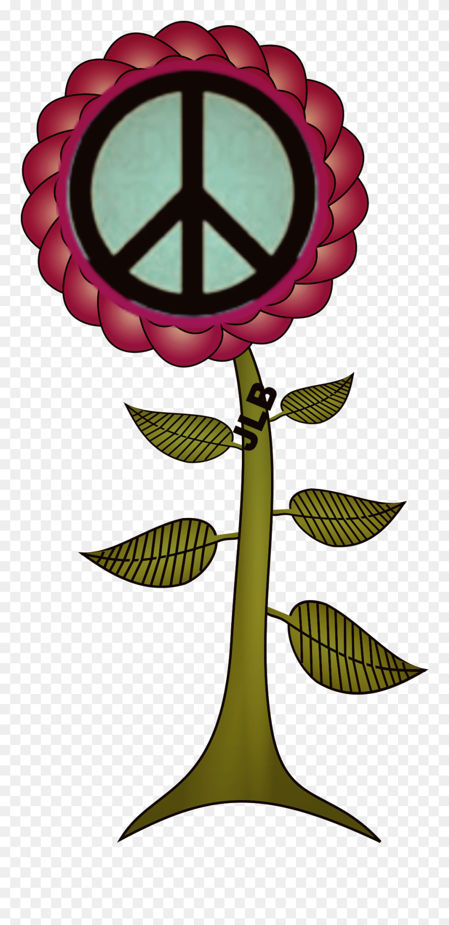 Hippie Clipart Transparent - Clip Art - Png Download