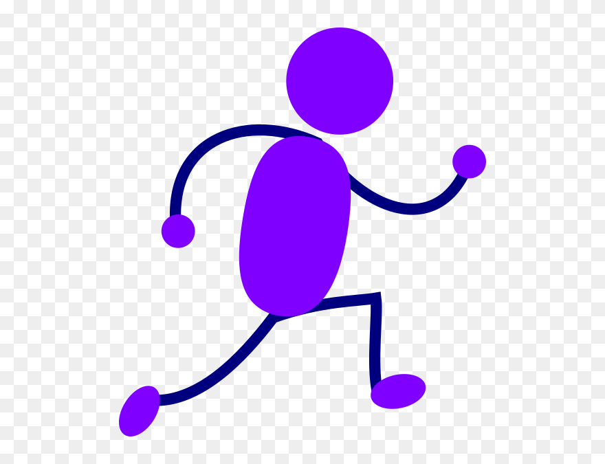 Clip Art Running Man - Png Download