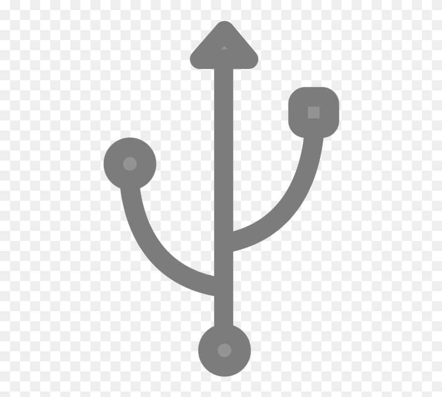 Angle,body Jewelry,symbol - Usb Symbol Png Clipart