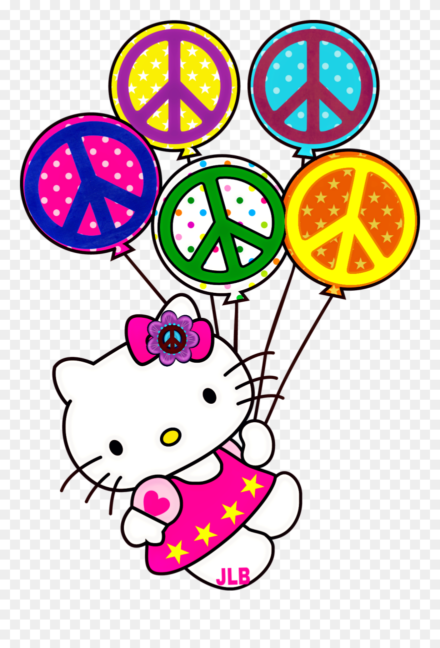 Hello Kitty Birthday Background Hd Clipart