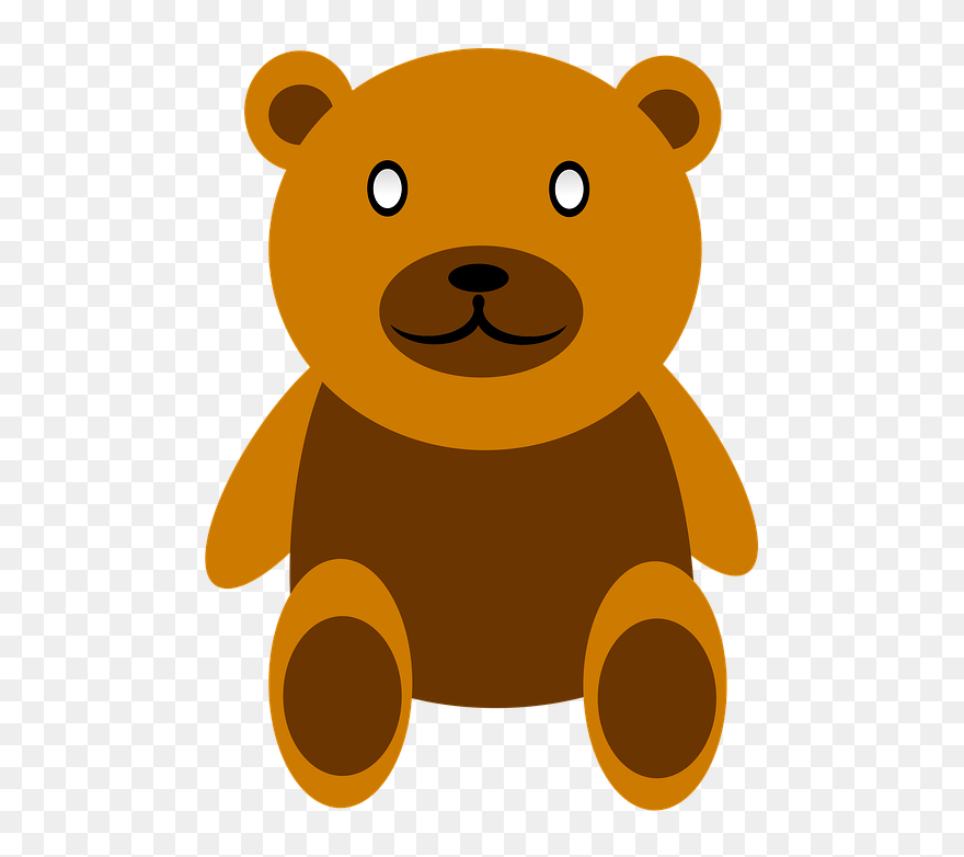 Bear Clip Art Vector Graphics Image - Teddy Bear Vector Png Transparent Png