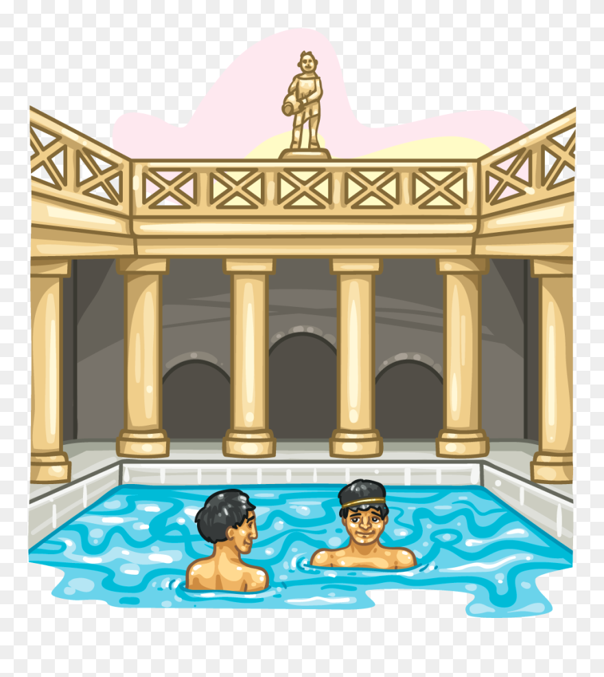 Termas Romanas Dibujos Infantiles Clipart