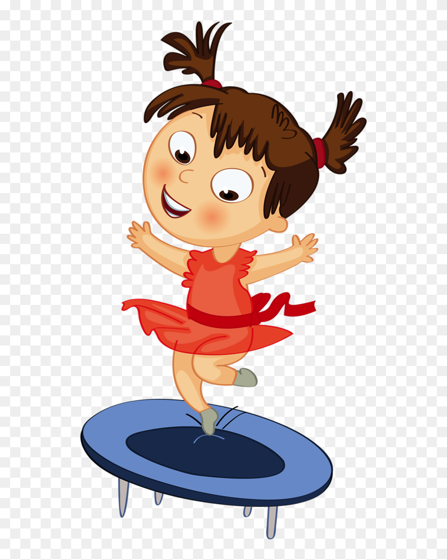 English Clipart Bath Daily - Trampoline Cartoon Png Transparent Png