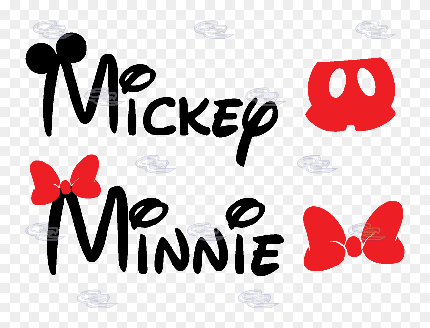 Mickey Pants Png Clipart Free Download - Mickey And Minnie Name Transparent Png
