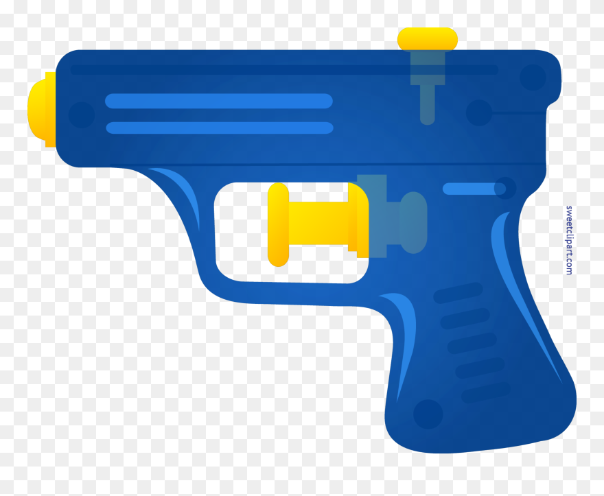 Gun Clipart Water Gun - Clipart Water Gun Transparent - Png Download