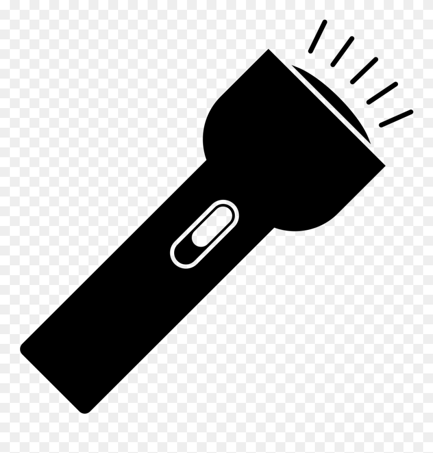 Flashlight On Svg Png Icon Free Download - Flashlight Clipart Transparent Background