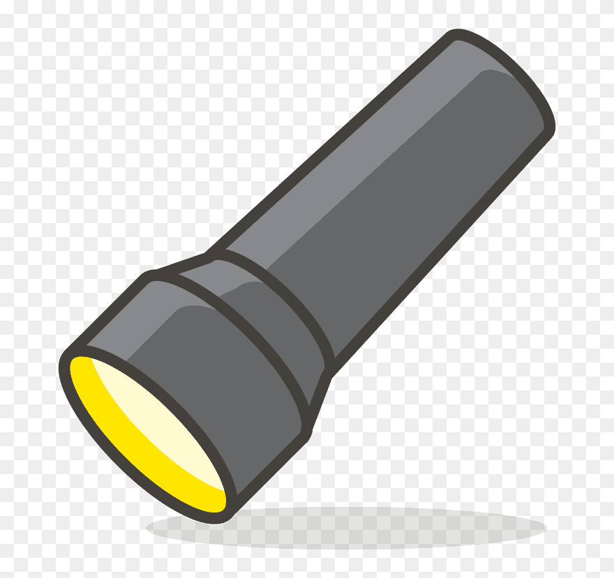 Flashlight Emoji Clipart Taschenlampe Symbol Png Download (5257258