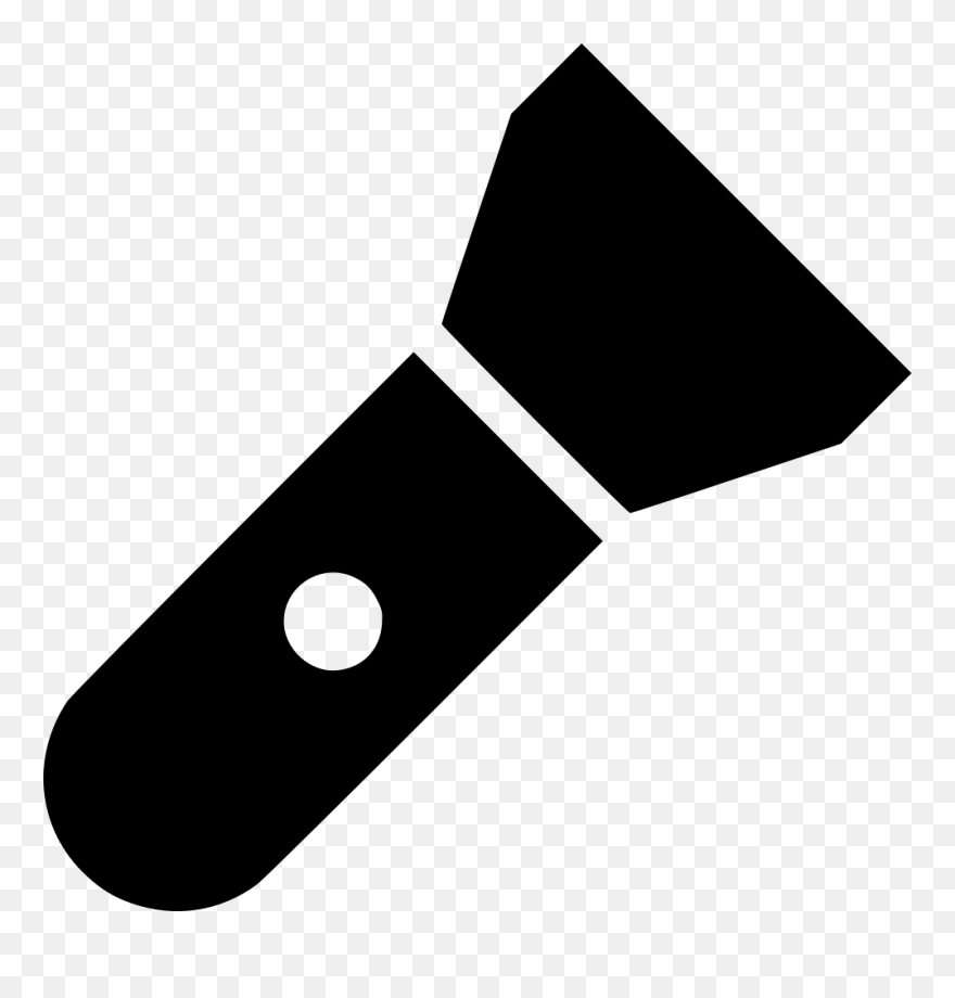 Transparent Wooden Torch Clipart - Flashlight Png Clipart