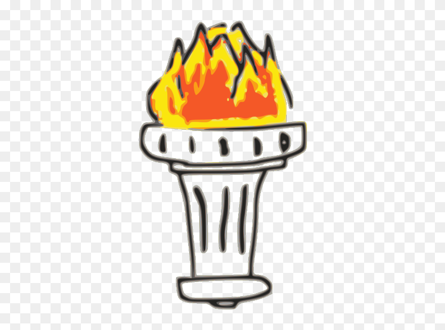 Fire Torch Png Images - Olympic Torch Clipart Transparent Png