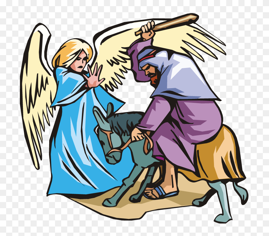 Balaam And The Donkey Clipart