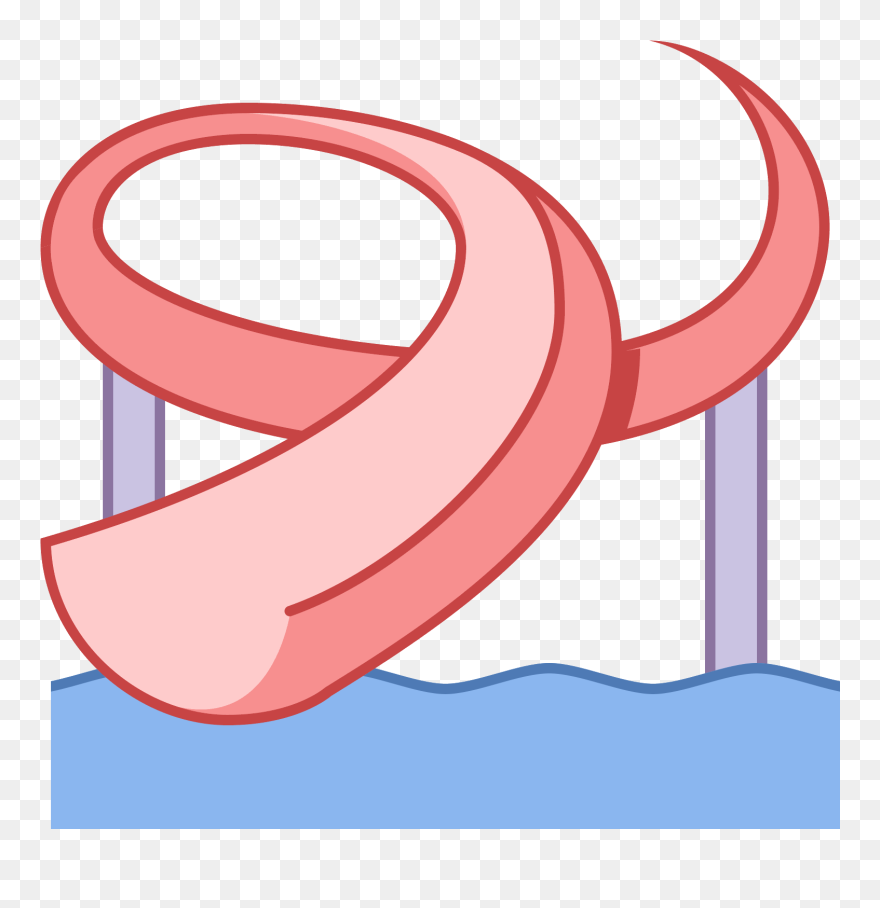 Computer Icons Water Park Water Slide Clip Art - Water Slide Clipart Png Transparent Png