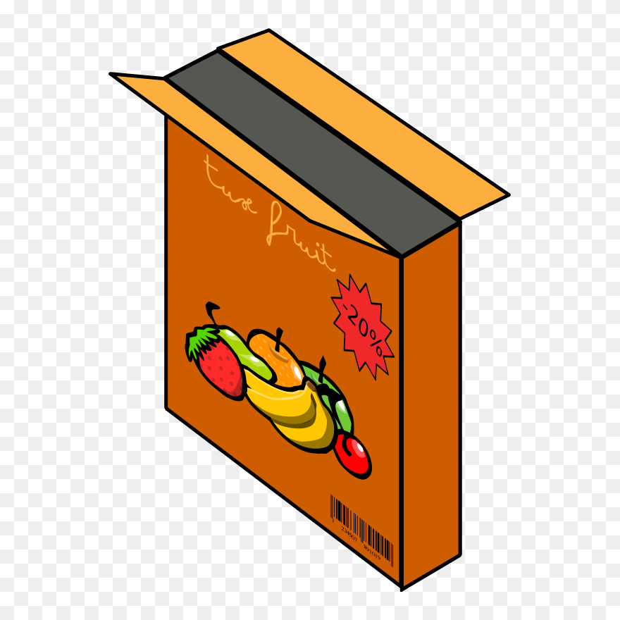 Cereal Box Clip Art - Clipart Cereal Box - Png Download