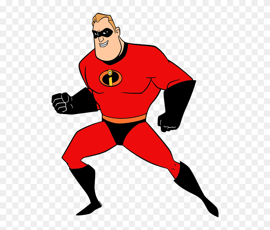Incredibles 2 Clip Art - Mr Incredible Transparent Background - Png Download