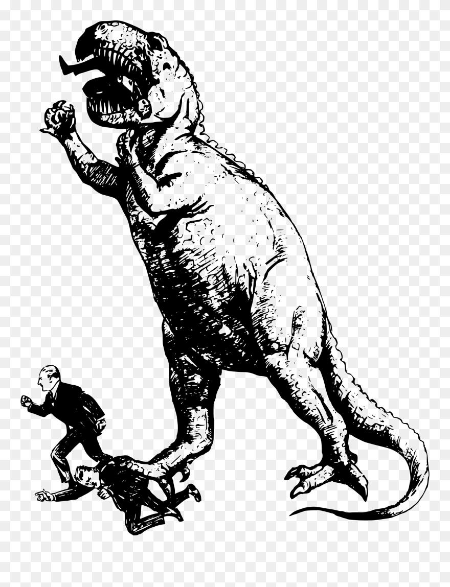 Collection Of Free Park Drawing Clip Art Download On - Dinosaur Clipart Jurassic Park - Png Download