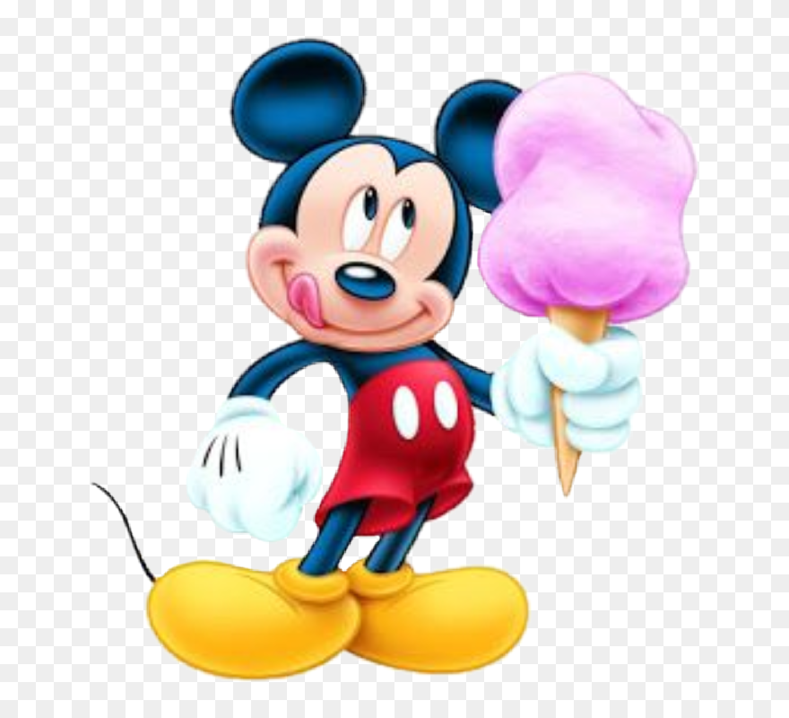 #mickeymouse #disney #mickey #cottoncandy #amusementpark - Mickey Mouse With Ice Cream Clipart