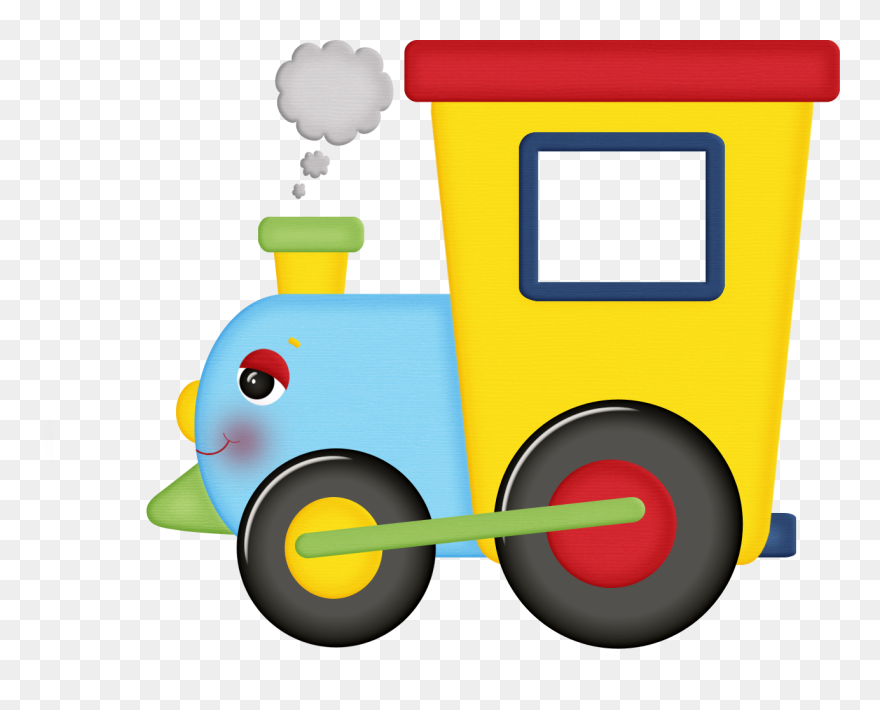 Yellow Train Drawing Clipart