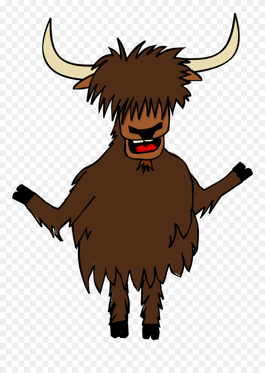 Yak Clipart Animated - Yak Clip Art - Png Download