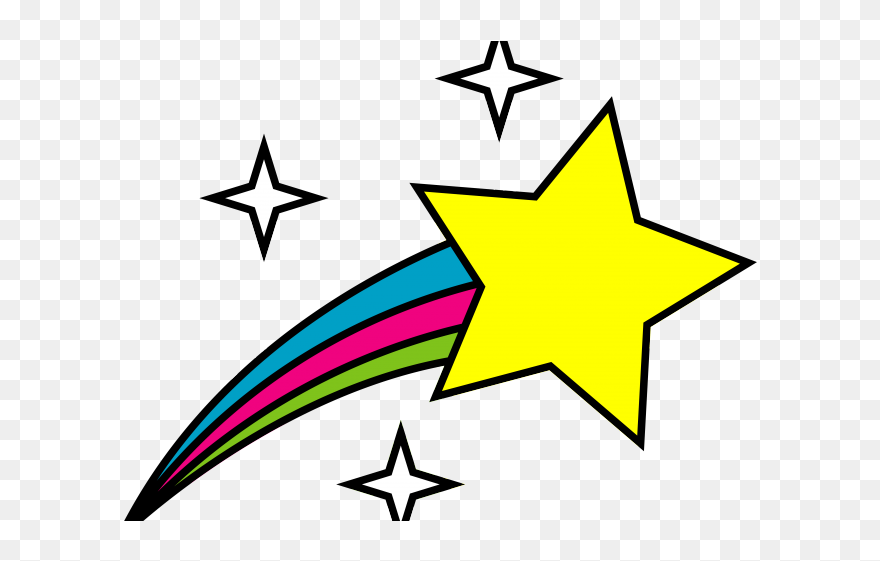 Shooting Star Clip Art - Png Download