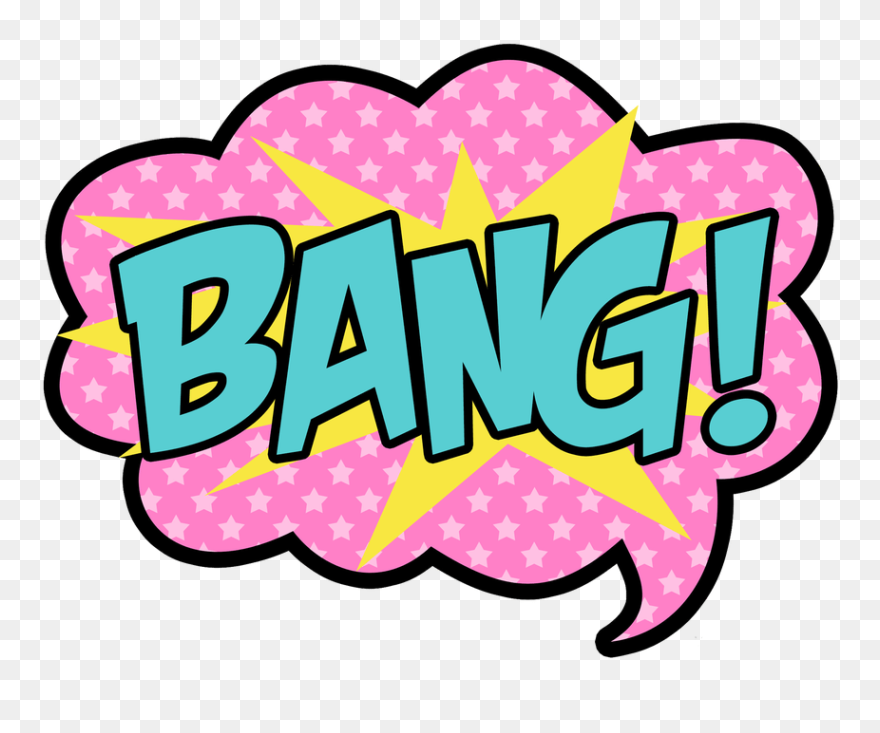 Pink Bang Clipart - Png Download