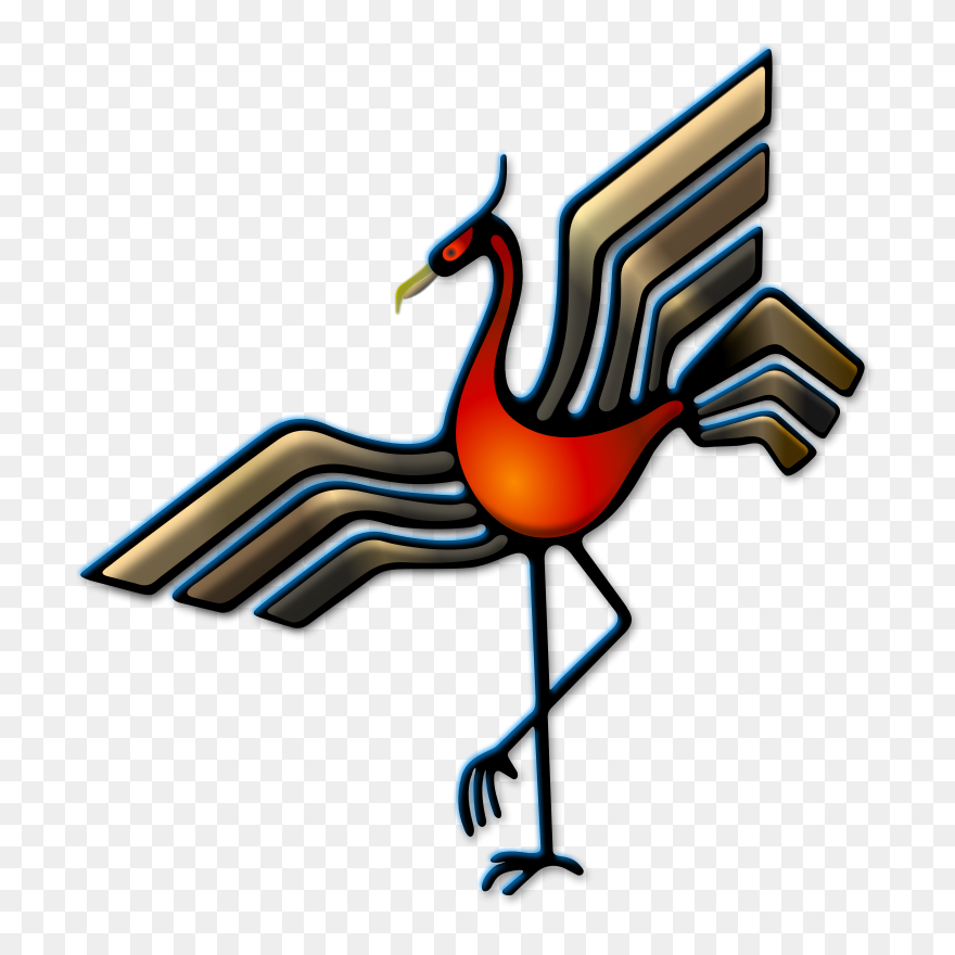 Classic Clip Art Download - Bangau Animasi Jepang - Png Download